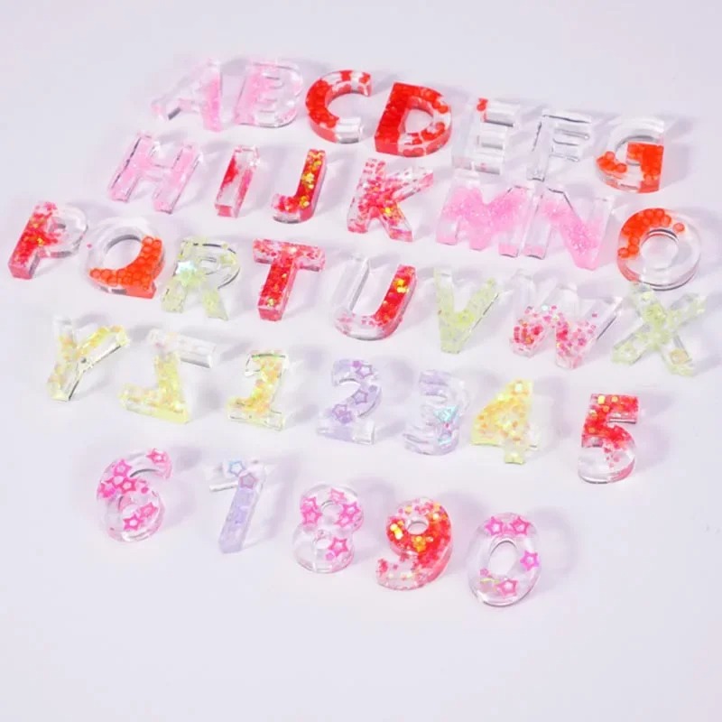 Small 26 Capital Letters Resin - Resin Art Alphabet ulasan dan harga