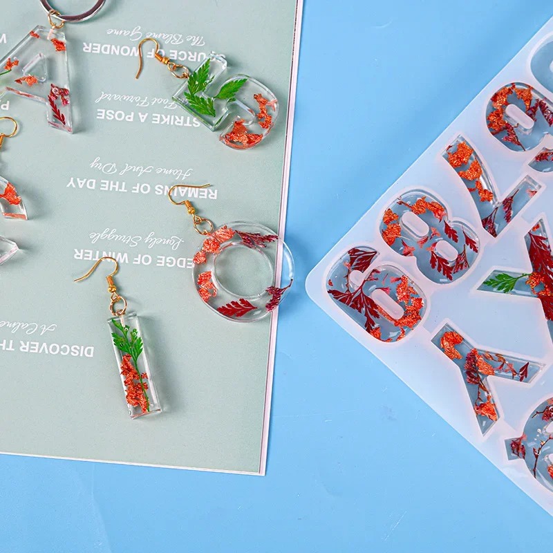 Small 26 Capital Letters Resin - Resin Art Alphabet ulasan dan harga