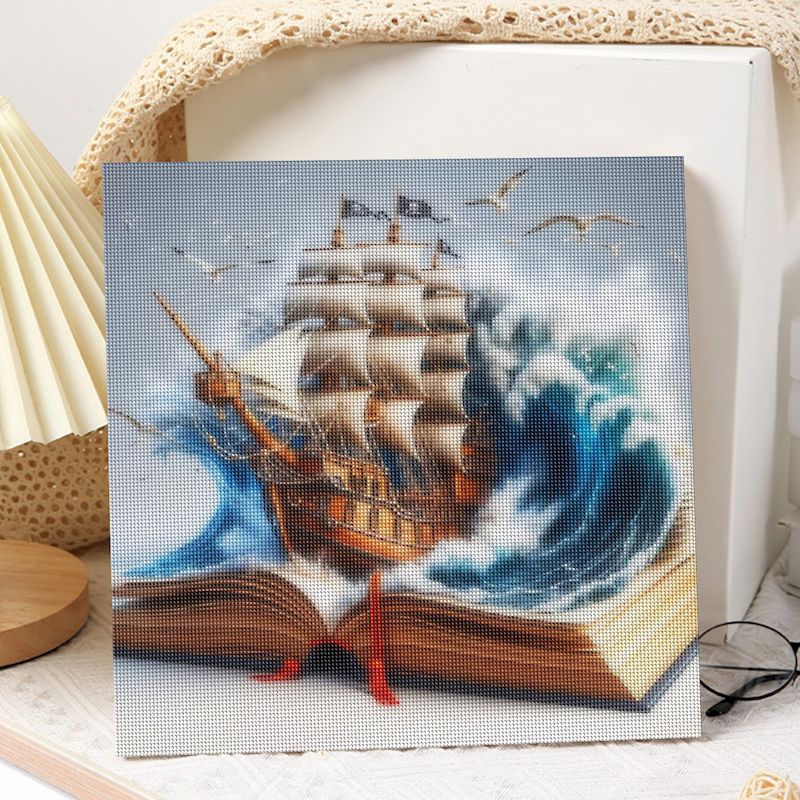 SDOYUNO Diy Diamond Mosaic Boo - Resin Art Wallpaper ulasan dan harga
