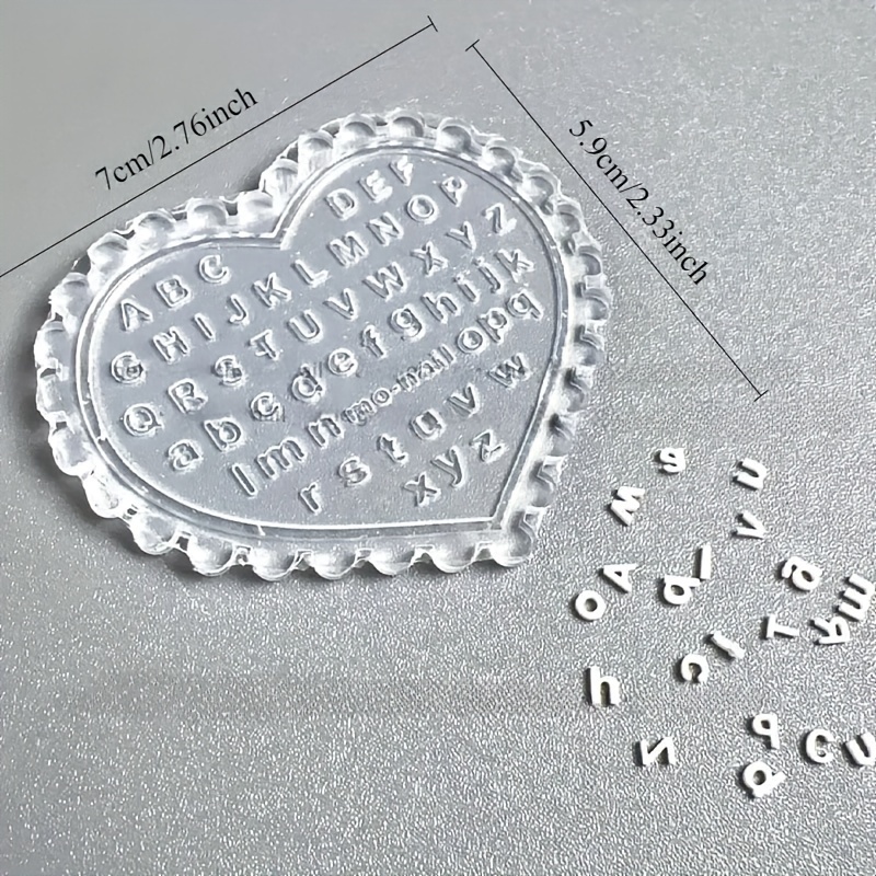 1pc Self-Made Nail Art Letter  - Resin Art Alphabet ulasan dan harga