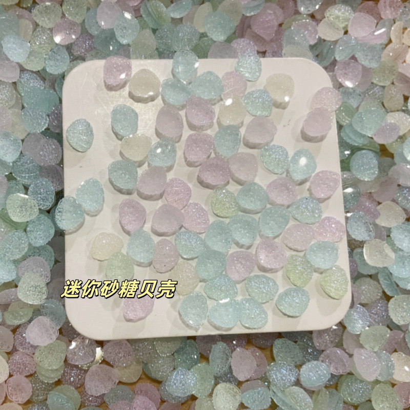 7.7mm Mini Sugar Frosted Shell - Resin Art Equipment ulasan dan harga