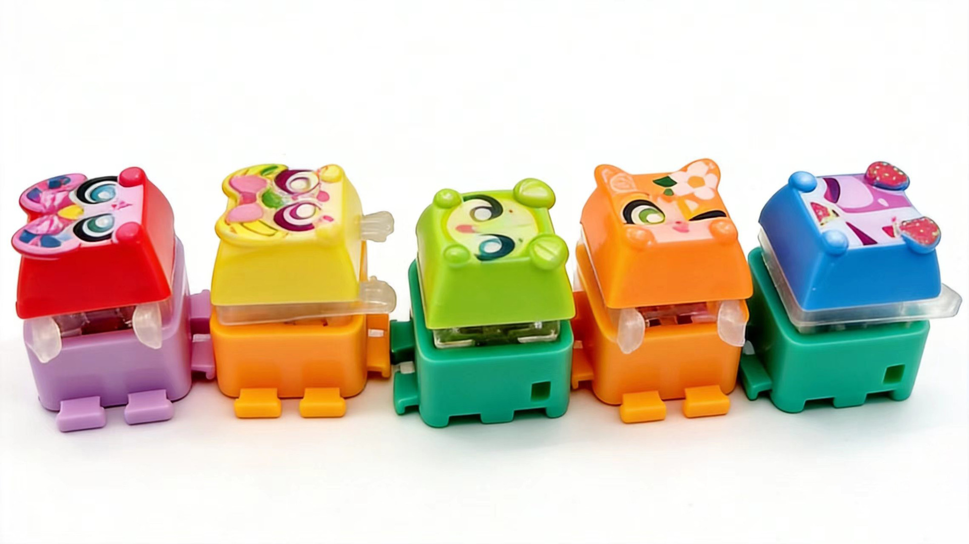 Fidget Keycap Keychain Light U - Resin Art Case ulasan dan harga