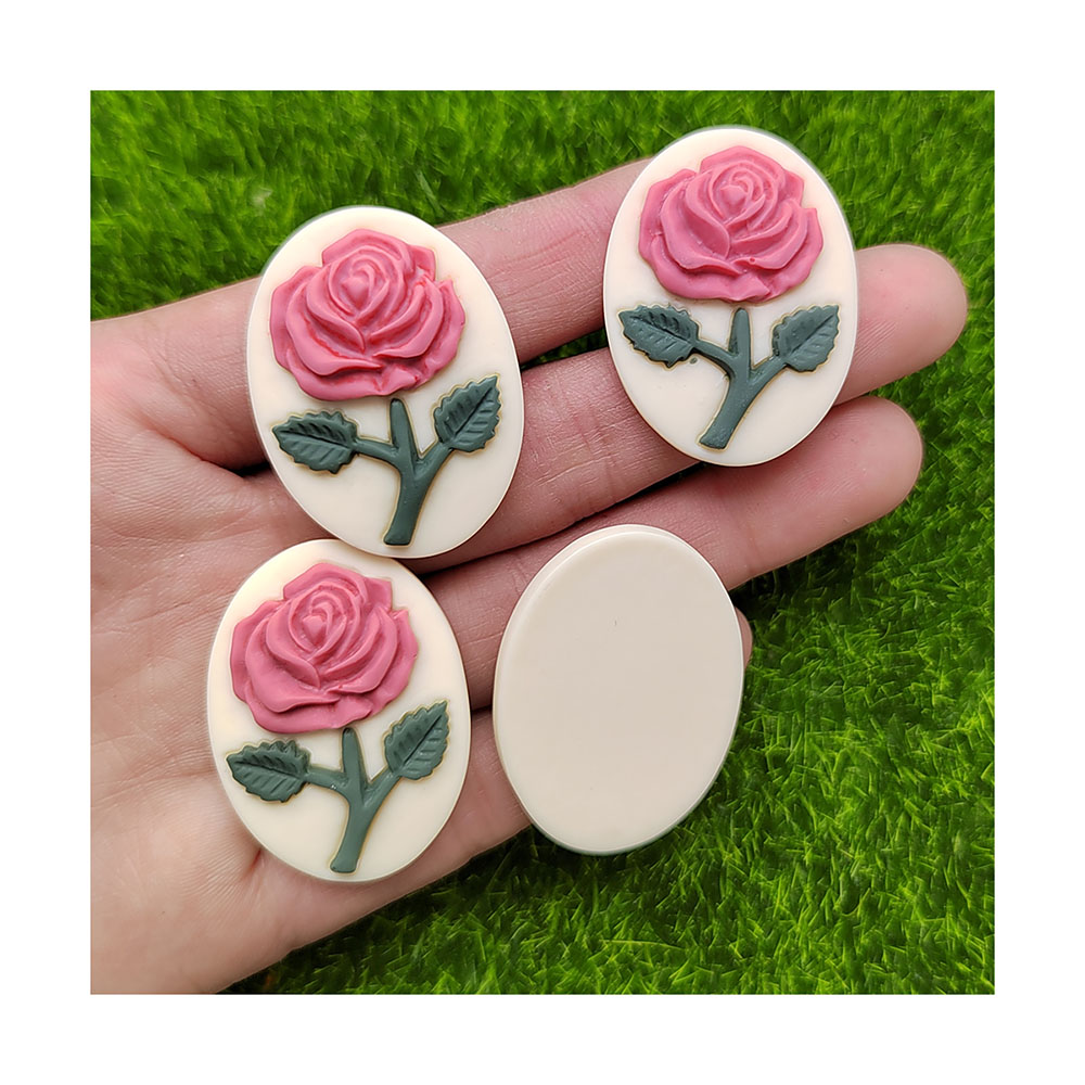 Oval Shape Flatback Resin Flow - Resin Art Alphabet ulasan dan harga