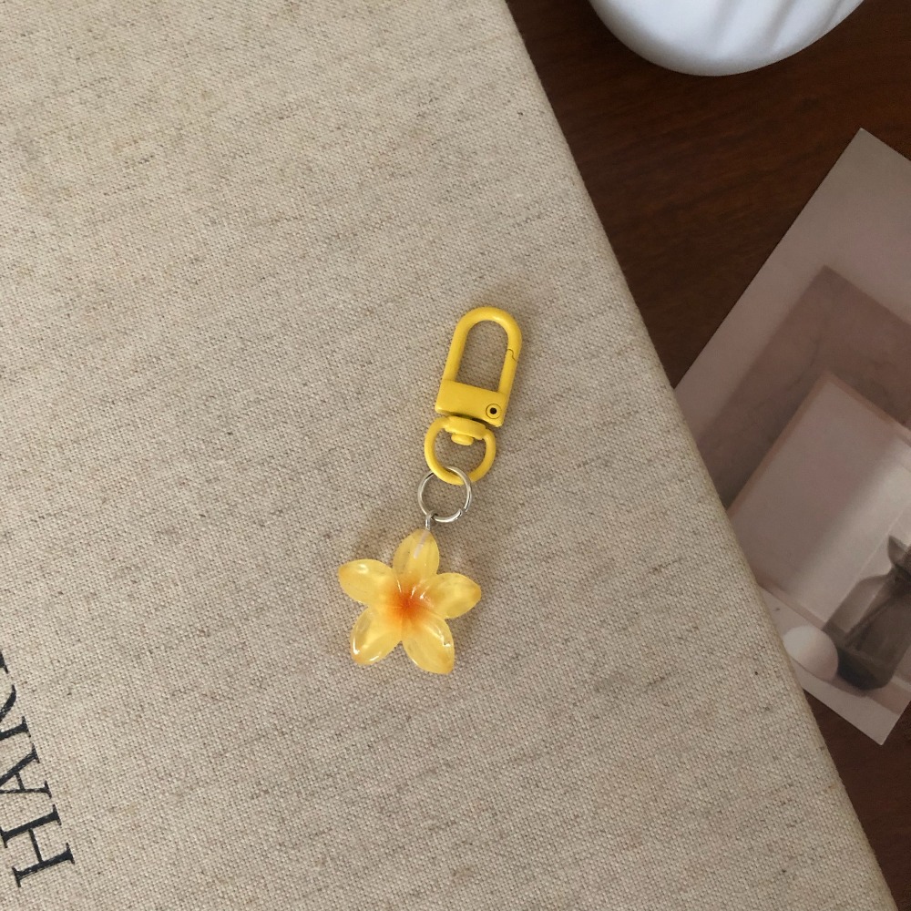 Cute Sweet Colorful Flower Key - Resin Art Alphabet ulasan dan harga