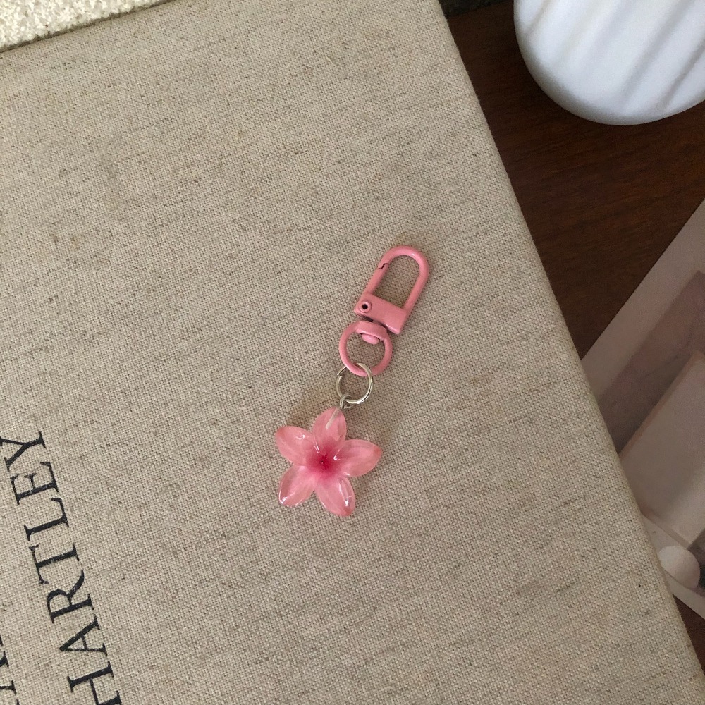 Cute Sweet Colorful Flower Key - Resin Art Alphabet ulasan dan harga